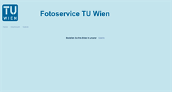 Desktop Screenshot of fotoservice-tuwien.at